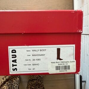 STAUD Wally Boot in Mahogany
